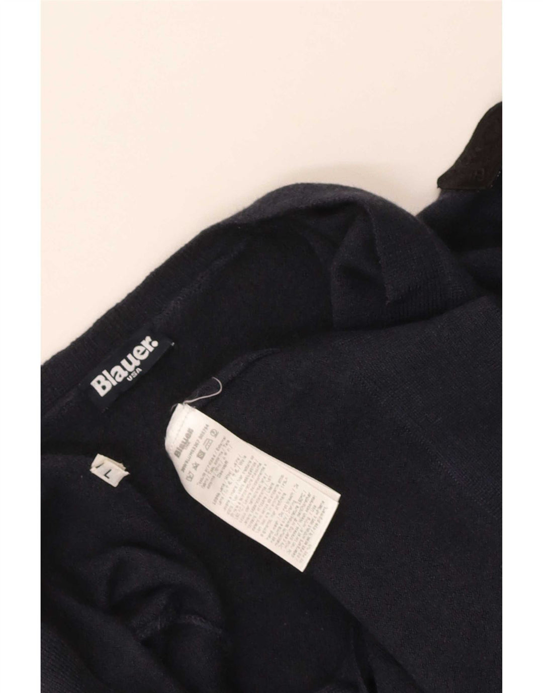 Женский кардиган Blauer UK 14, большой темно-синий, шерсть