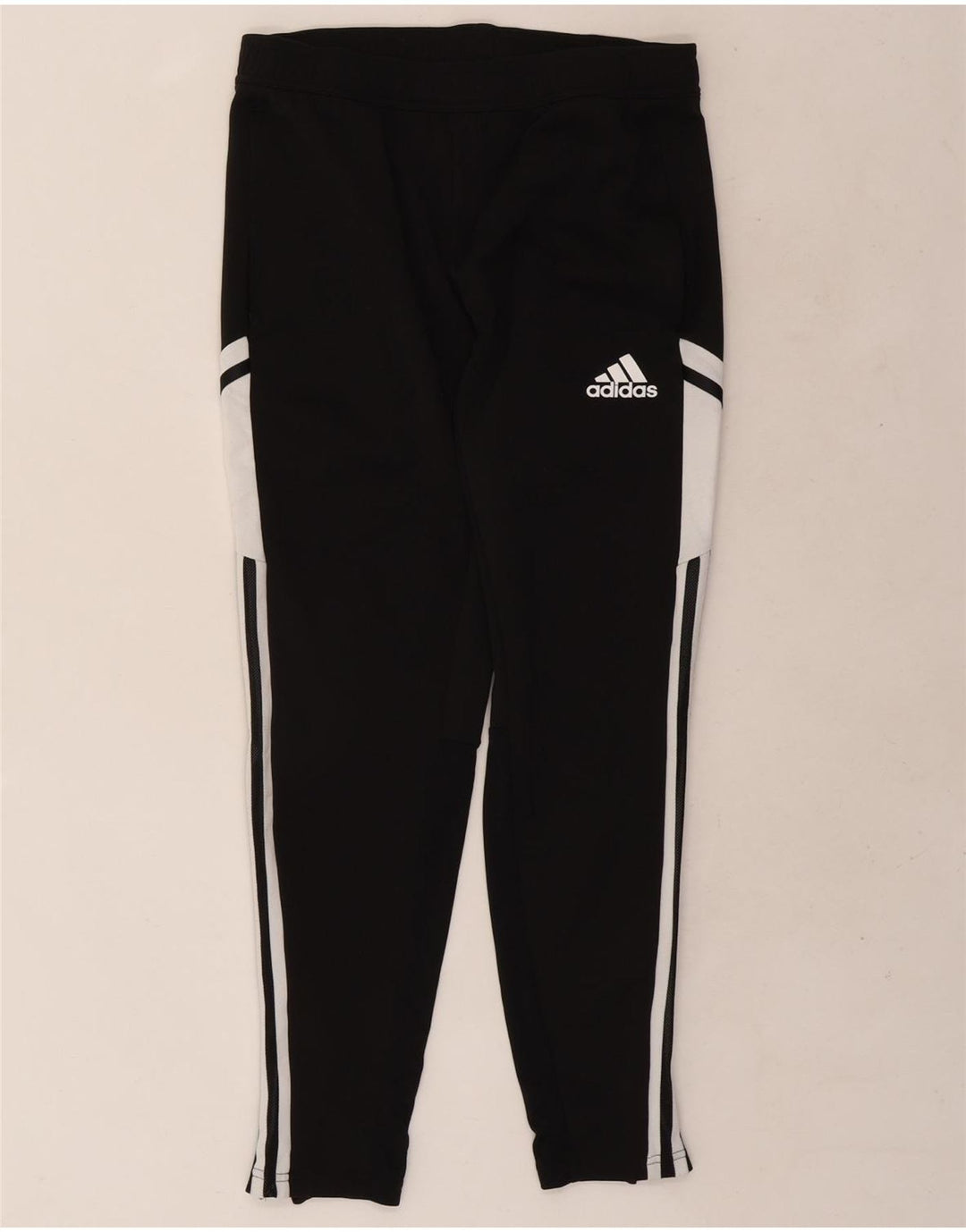 Мужские спортивные брюки Adidas Aeroready, средний черный полиэстер с цветными блоками