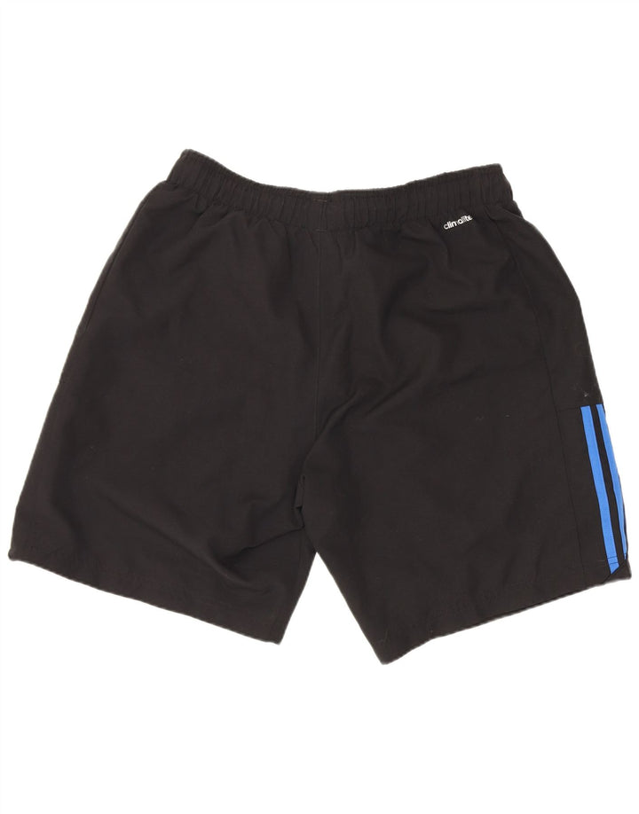 Мужские спортивные шорты Adidas Climalite, средний черный полиэстер