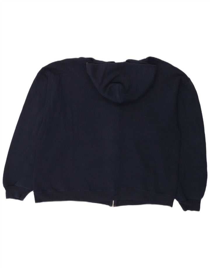 Женский свитер с капюшоном на молнии RUSSELL ATHLETIC Dri-Power UK 18 XL, темно-синий