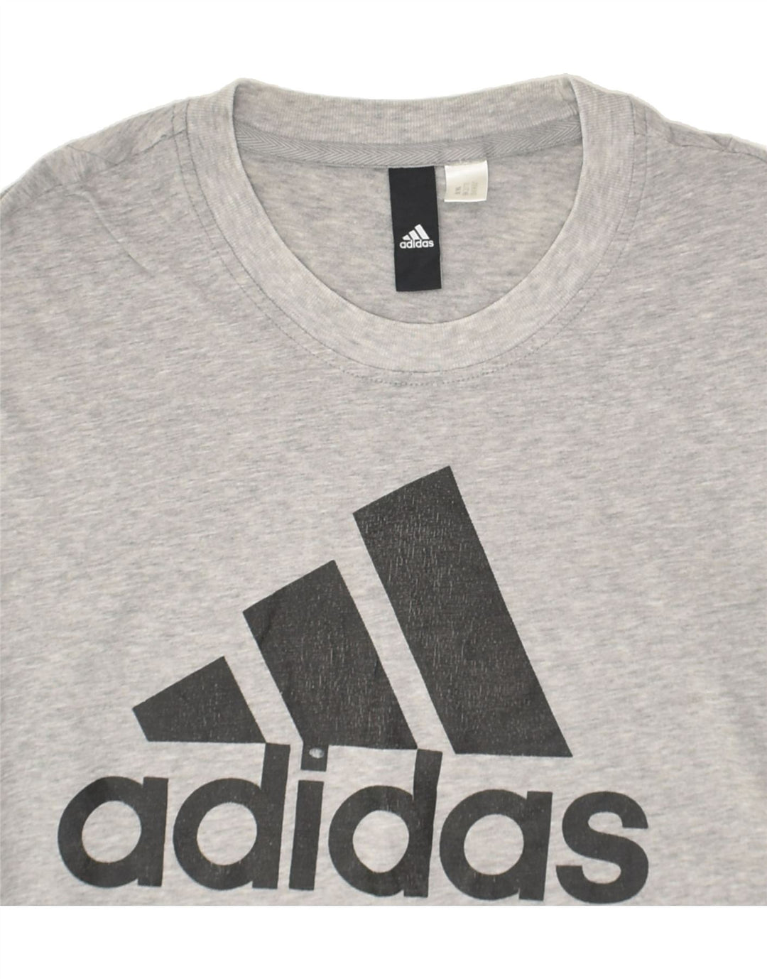 ADIDAS Mens Graphic T-Shirt Top Medium Grey | Vintage Adidas | Thrift | Second-Hand Adidas | Used Clothing | Messina Hembry 