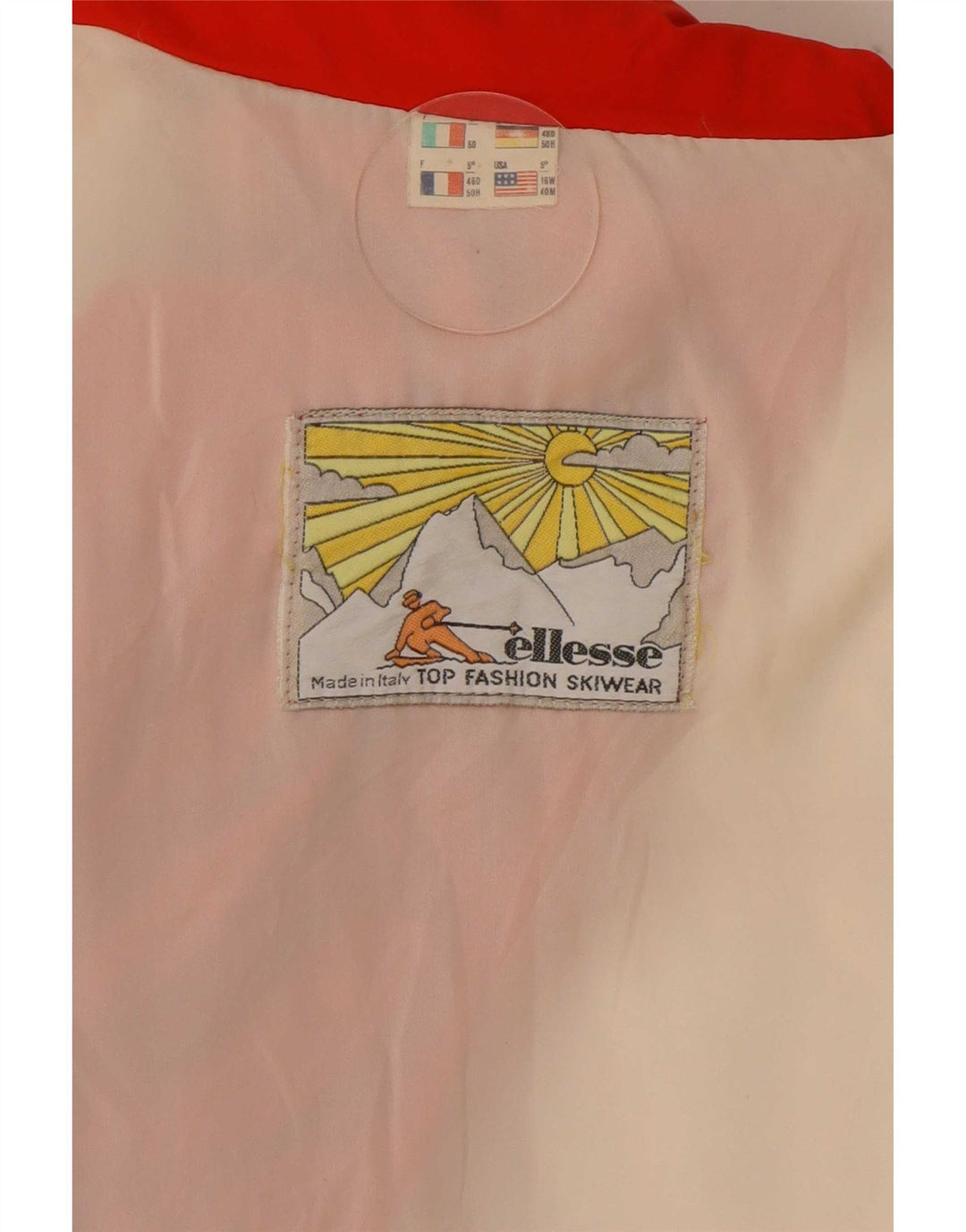 Мужская лыжная куртка Ellesse IT 50 с капюшоном, большая красная