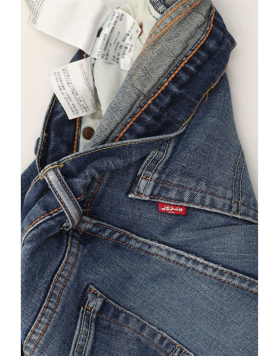 Мужские джинсы Levi's 521 Bootcut W36 L32 синие, хлопок