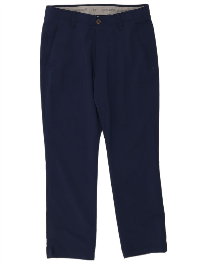 Мужские прямые брюки чинос Under Armour W34 L30 темно-синие из полиэстера