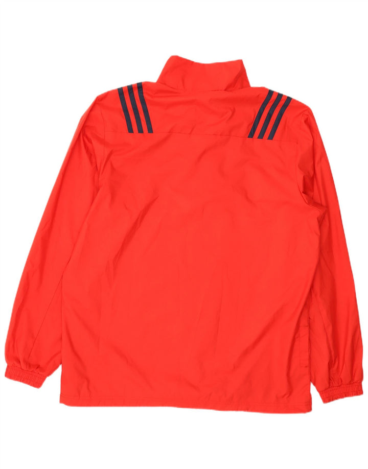 Adidas Mens Munster Rugby Графический пуловер Спортивный костюм Верхняя куртка Большая красная
