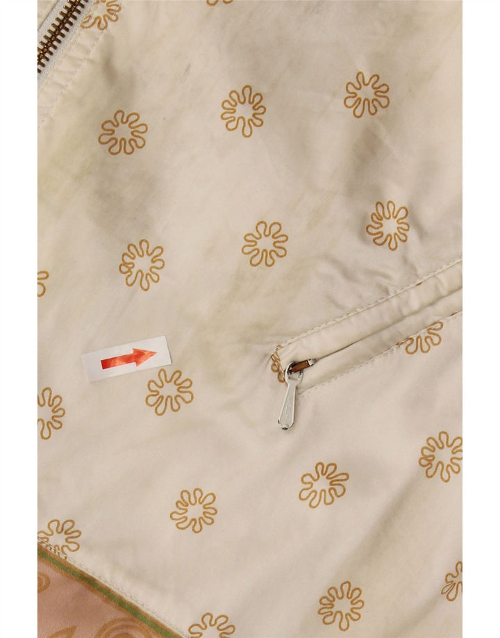 Женский бомбер HEAD UK 20 2XL Белый с цветочным принтом