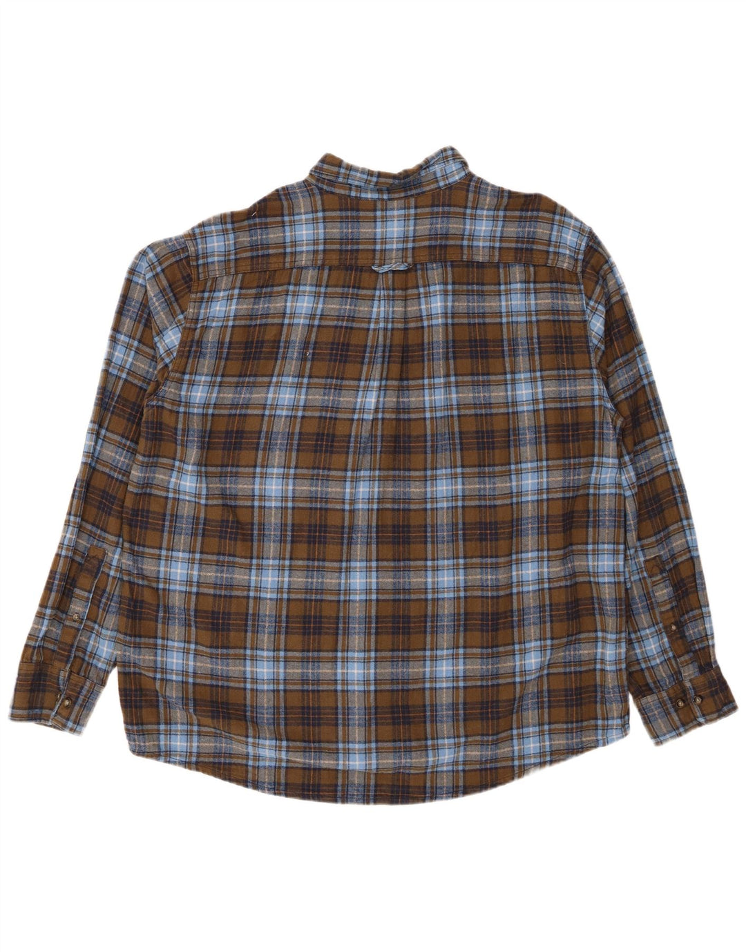 Мужская фланелевая рубашка EDDIE BAUER 2XL цвета хаки, хлопок в клетку