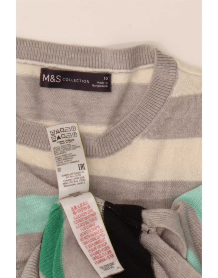 Женский джемпер с круглым вырезом Marks & Spencer, Великобритания, 10 маленьких разноцветных