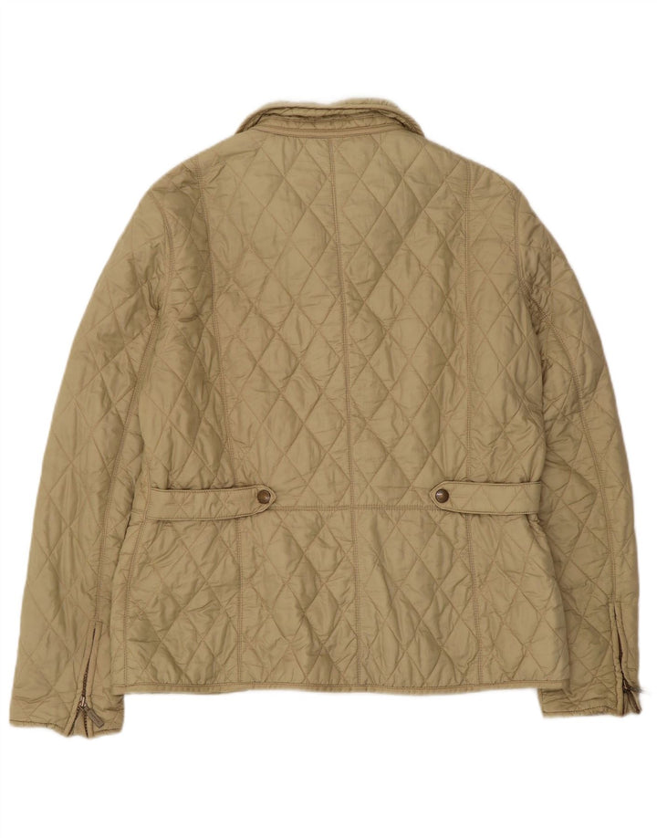 Женская стеганая куртка Barbour UK 14, большая зеленая