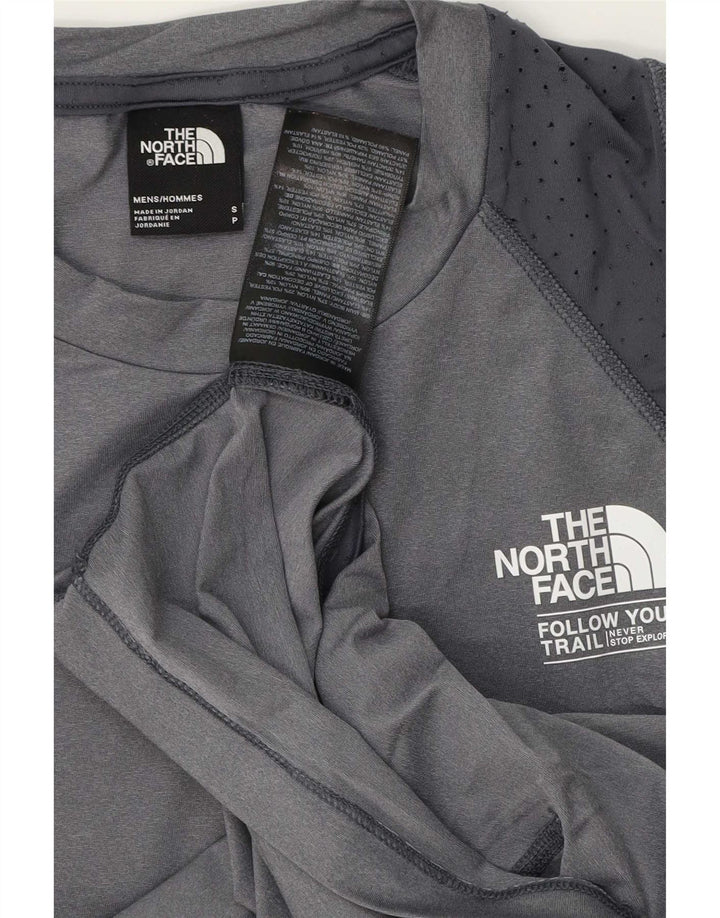 Мужской жилет с рисунком The North Face, маленький серый спортивный жилет из полиэстера