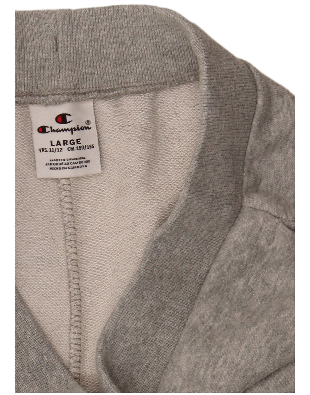 Спортивные шорты CHAMPION для мальчиков с рисунком, 11–12 лет, большие, серые