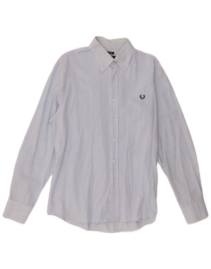 Мужская рубашка узкого кроя Fred Perry XL синяя
