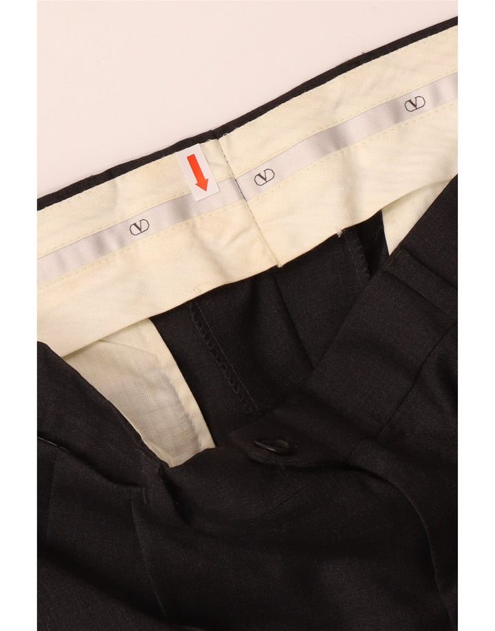 VALENTINO Мужской двубортный костюм-двойка IT 50 Большой W34 L30 Серый