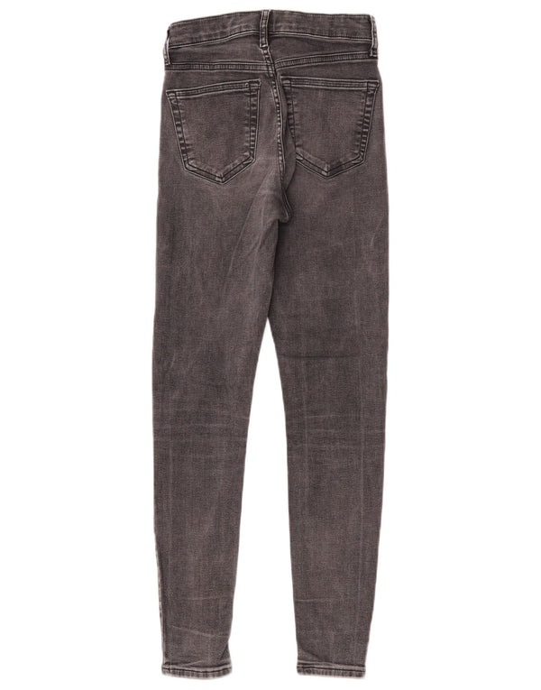 Женские джинсы скинни Topshop Jamie W25 L27, серый хлопок