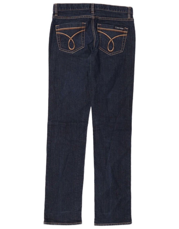 Женские джинсы скинни CALVIN KLEIN US 2 XS W26 L31 Темно-синие, хлопок