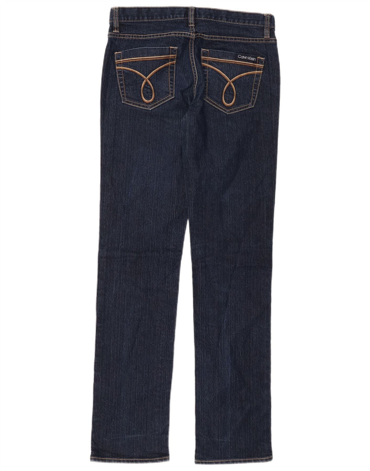 Женские джинсы скинни CALVIN KLEIN US 2 XS W26 L31 Темно-синие, хлопок