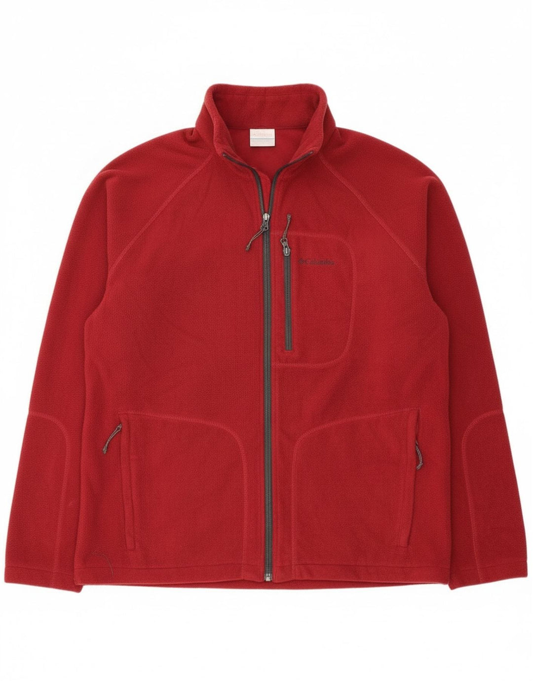 Мужская флисовая куртка Columbia UK 42 XL бордовый полиэстер