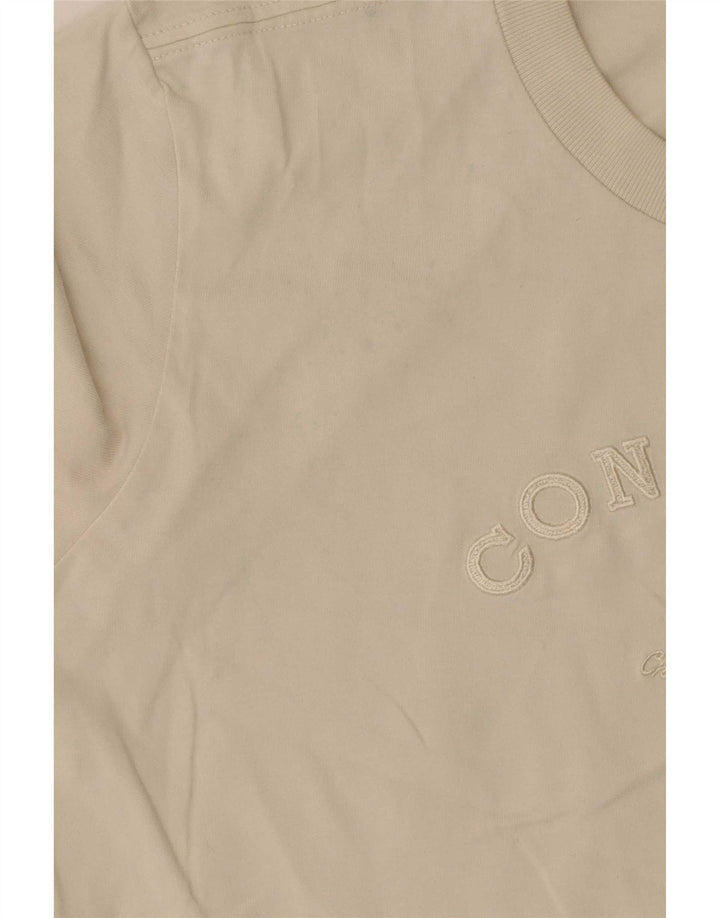 Женская футболка Converse Top UK 12 Medium Бежевый Хлопок