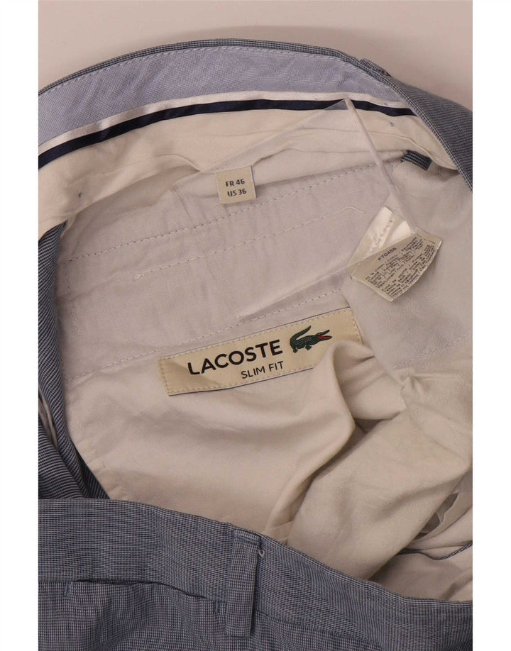 Мужские узкие брюки Lacoste W36 L28, синий хлопок