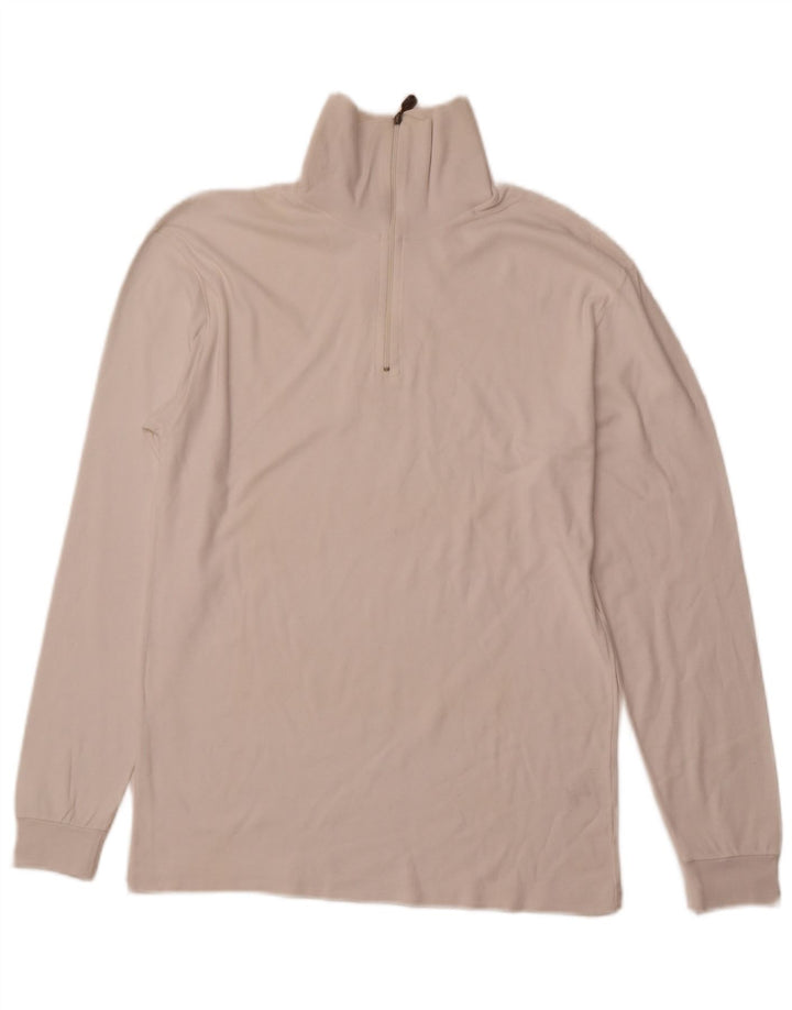 Женский спортивный пуловер с воротником на молнии CONTE OF FLORENCE Top IT 52 2XL Белый