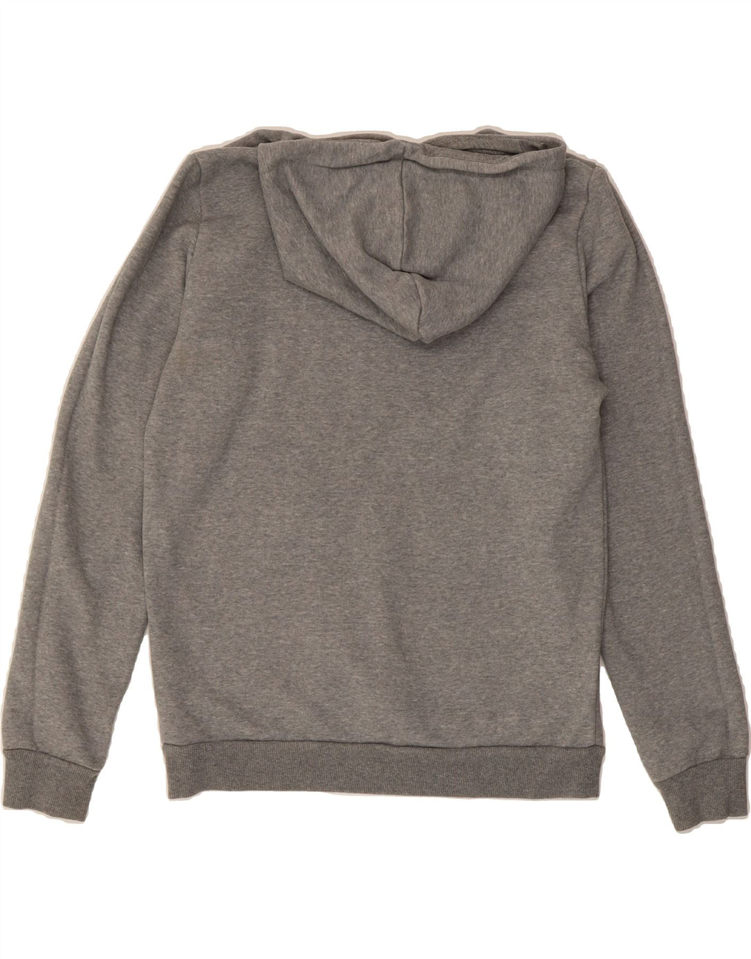 PUMA Mens Graphic Hoodie Jumper Small Grey Cotton Vintage Puma and Second-Hand Puma from Messina Hembry 
