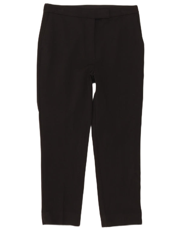 Женские укороченные повседневные брюки Marks & Spencer UK 12 Medium W30 L24 черные