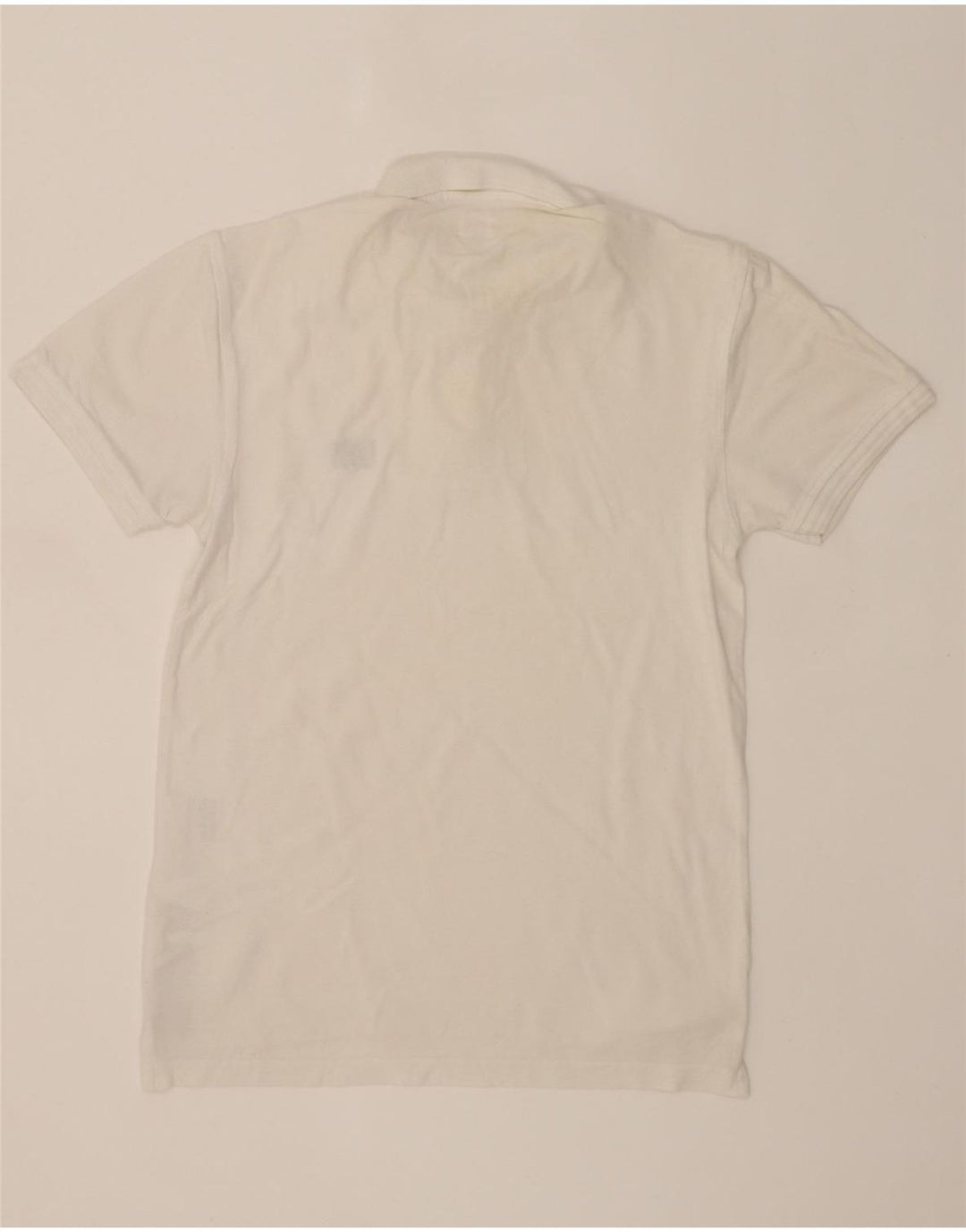 LEVI'S Mens Polo Shirt Small White Cotton Vintage Levi's and Second-Hand Levi's from Messina Hembry 