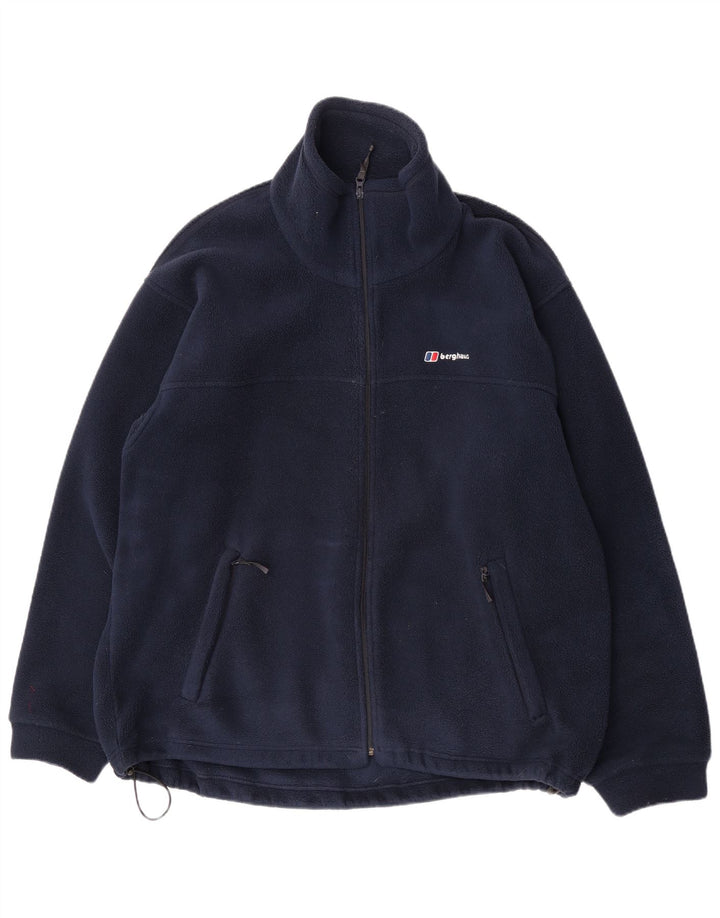 Мужская флисовая куртка Berghaus UK 42 XL темно-синяя полиэстер