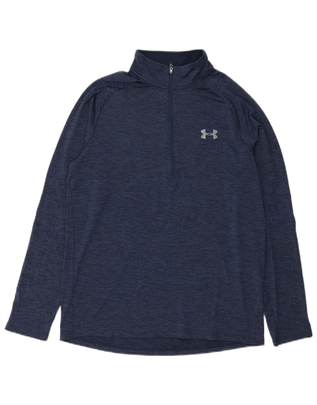 Мужской пуловер-спортивный костюм Under Armour Heat Gear, средний темно-синий в крапинку