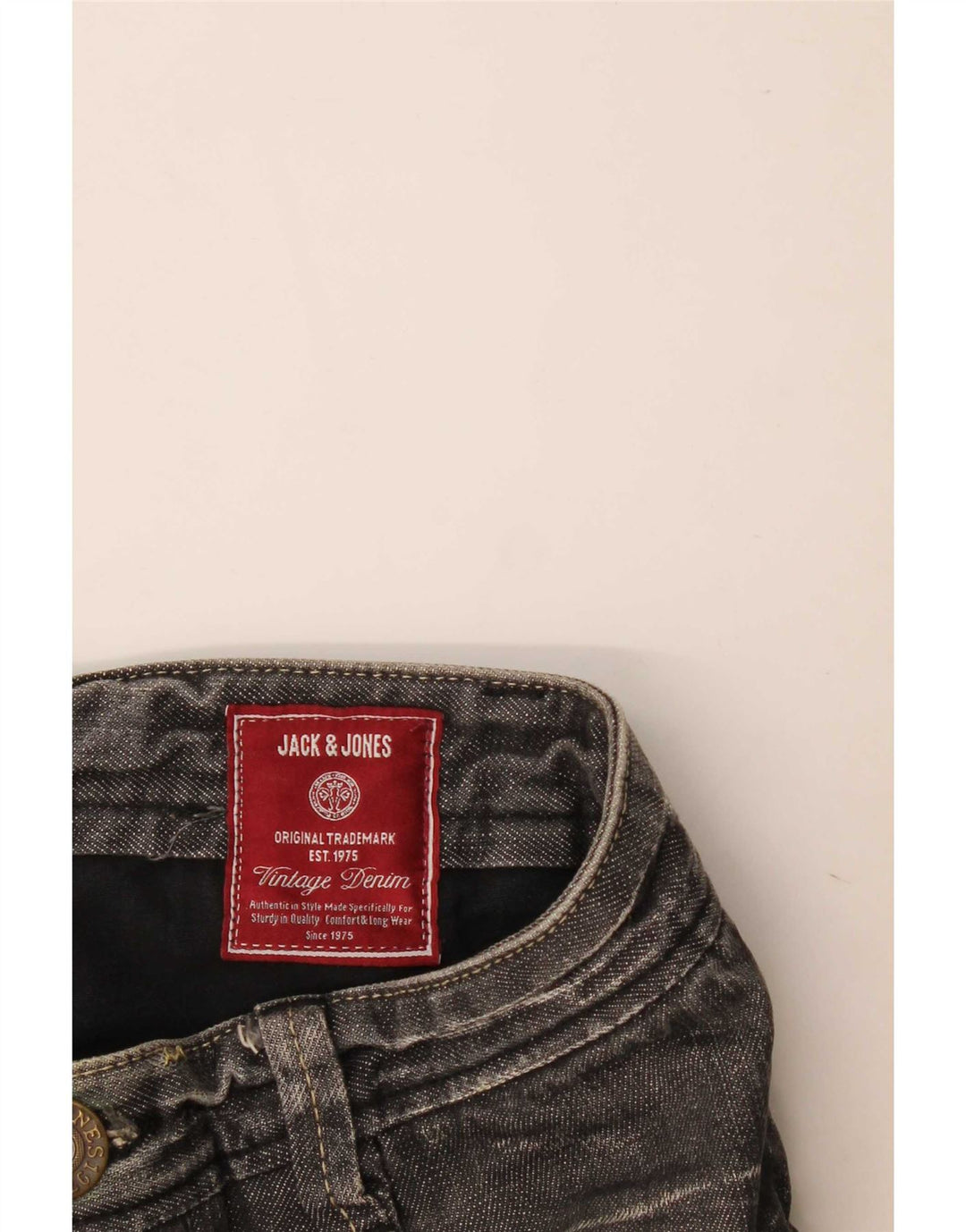 Джинсы мужские прямые Jack & Jones W30 L32 серые