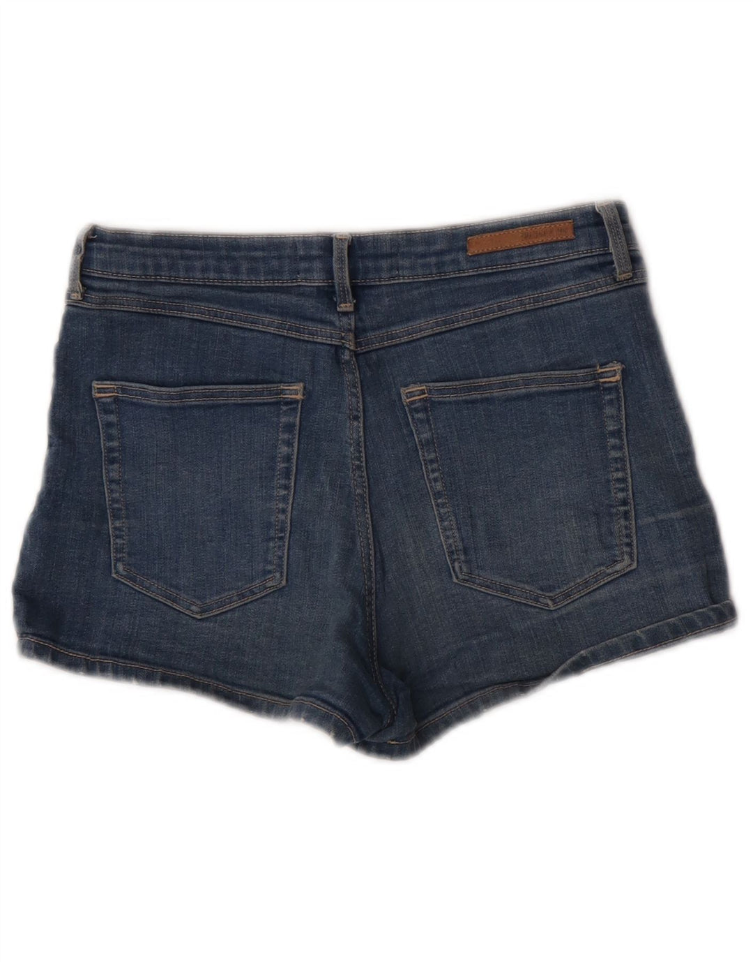 Женские джинсовые шорты Zara EU 38, маленькие W28, синие, хлопок