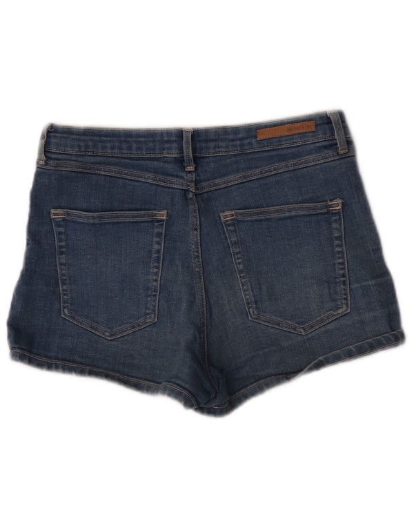Zara Womens Denim Shorts EU 38 Small W28  Blue Cotton