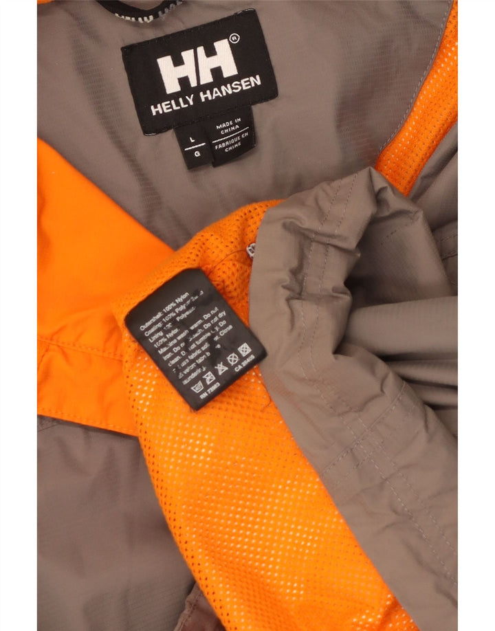 Мужская дождевик Helly Hansen UK 40, большой серый нейлон