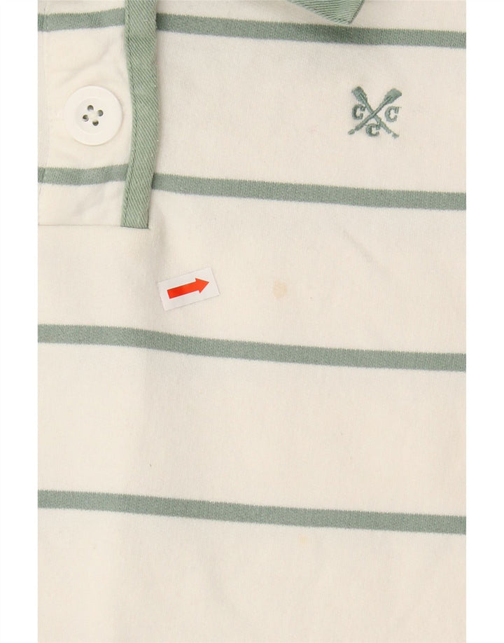 Женский свитер-свитшот CREW CLOTHING UK 16, большой белый в полоску