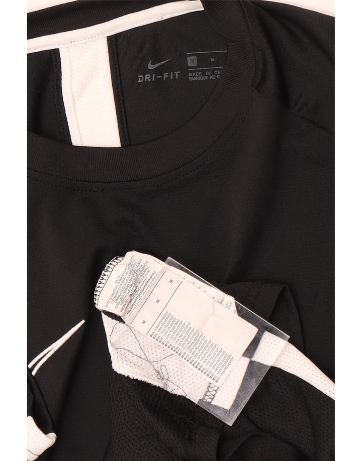 Мужская футболка Nike Dri Fit, средний черный полиэстер