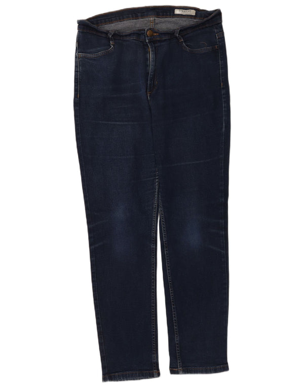 Женские прямые джинсы Marks & Spencer Regular, UK 16, большие W34 L28, темно-синие