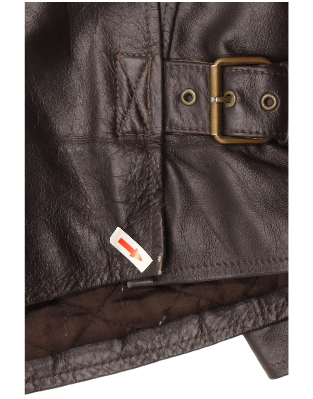 Винтажная мужская кожаная куртка IT 56 3XL Черная кожа