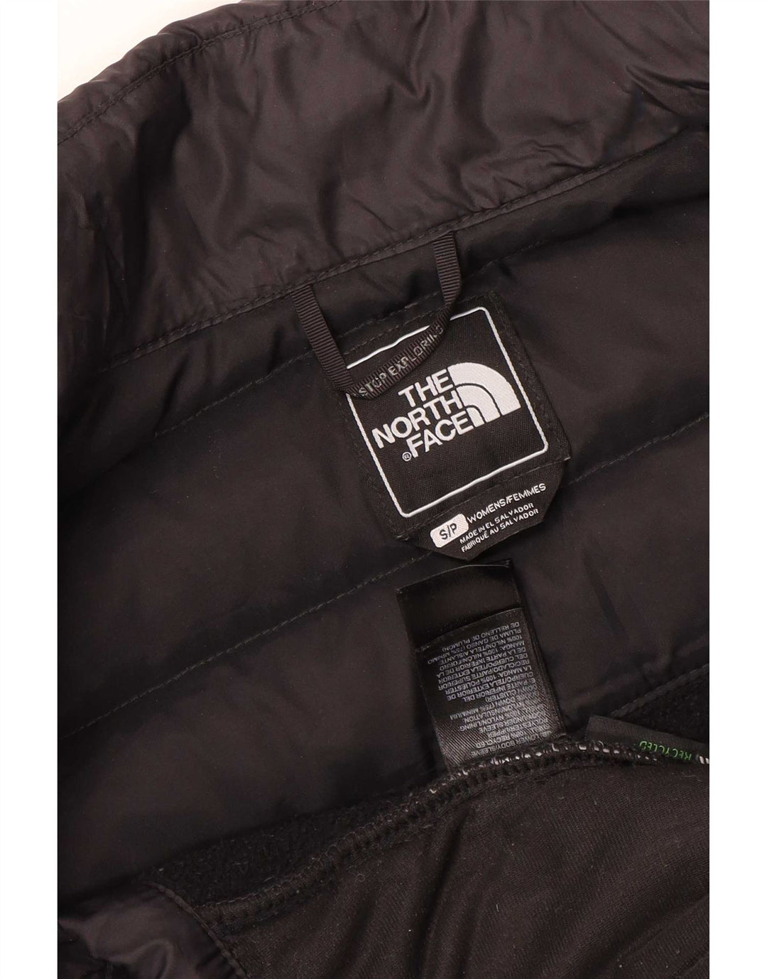 Женская утепленная куртка оверсайз The North Face UK 10, маленькая черная