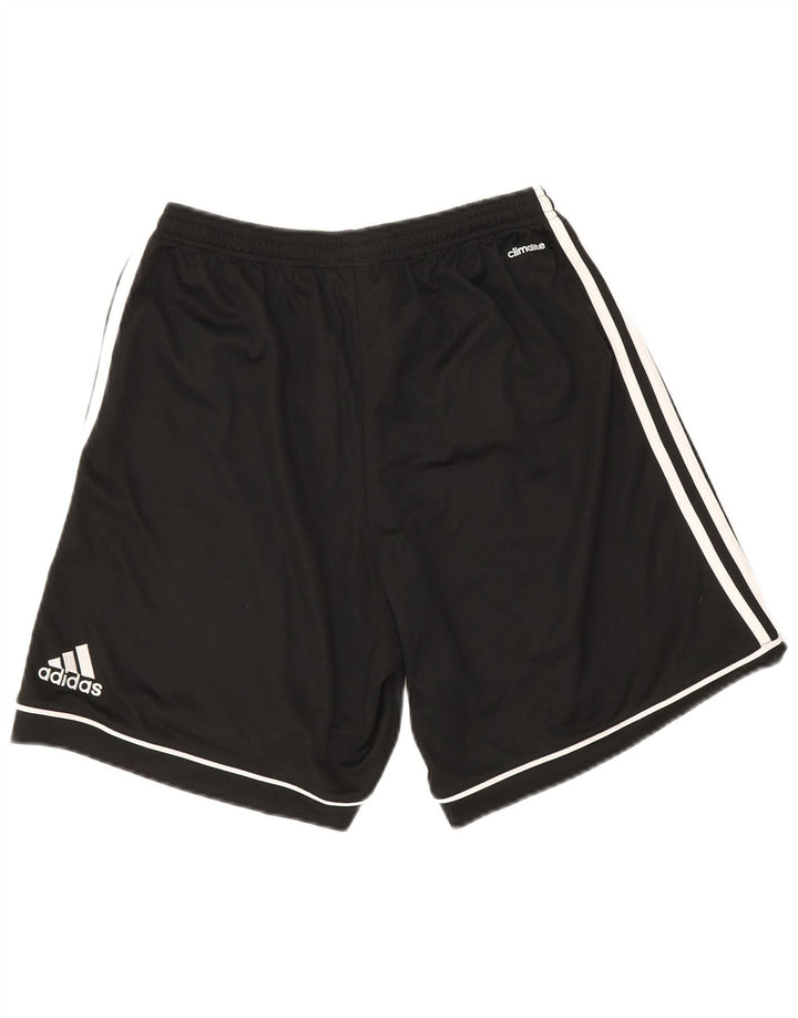 Мужские спортивные шорты Adidas Climalite, средний черный полиэстер
