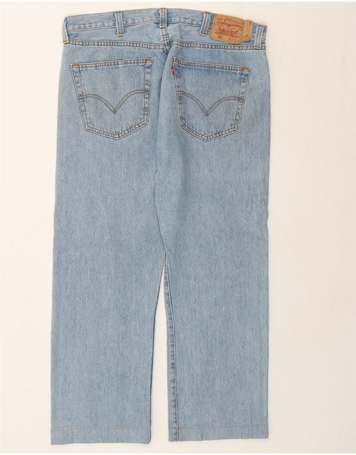 Мужские прямые джинсы Levi's 501 W38 L28 синие, хлопок