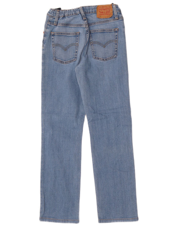 Прямые джинсы Levi's Boys 501 с потертостями 13-14 лет W28 L27 синие