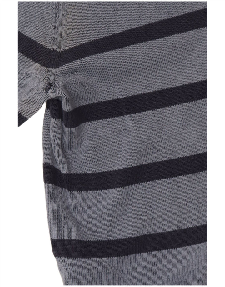 Мужской свитер Canda с круглым вырезом 2XL в синюю полоску