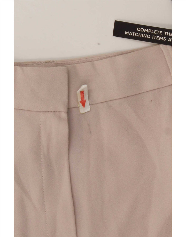 Женские шорты чинос Marks & Spencer UK 12 Medium W30 Бежевый полиэстер