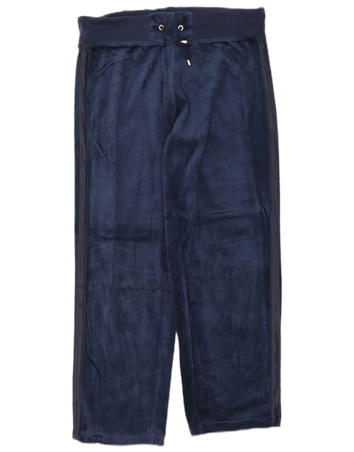 ELLESSE Женские велюровые спортивные брюки UK 18 XL Темно-синие