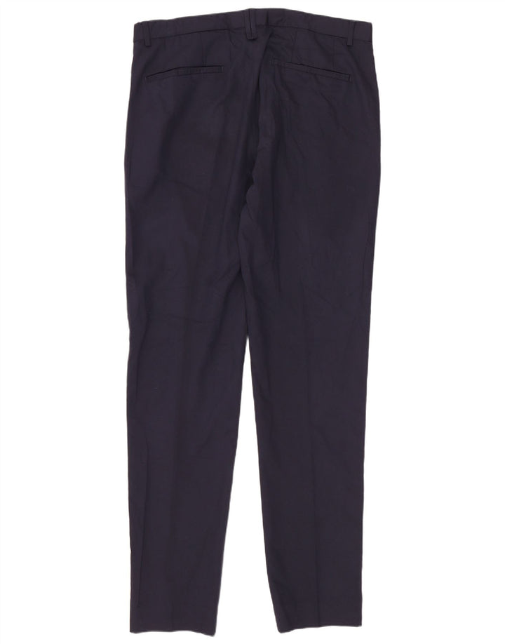 Мужские брюки узкого кроя Zara EU 40 Medium W31 L36 Темно-синие