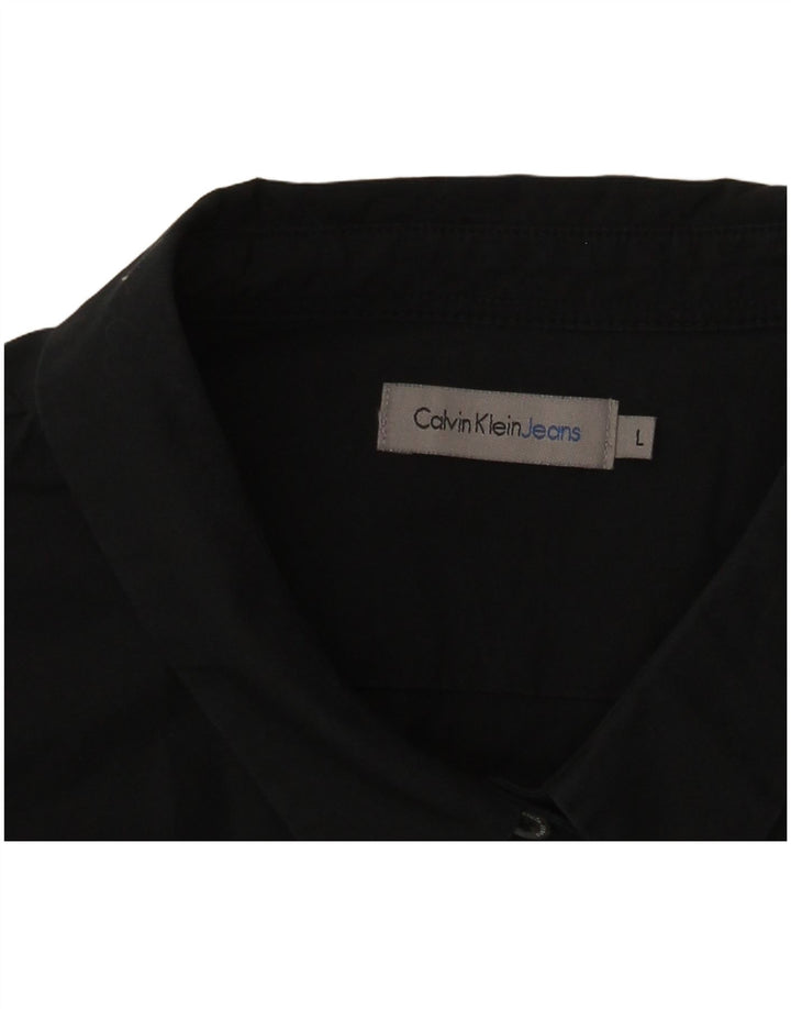Женская рубашка Calvin Klein Jeans UK 14, большая черная