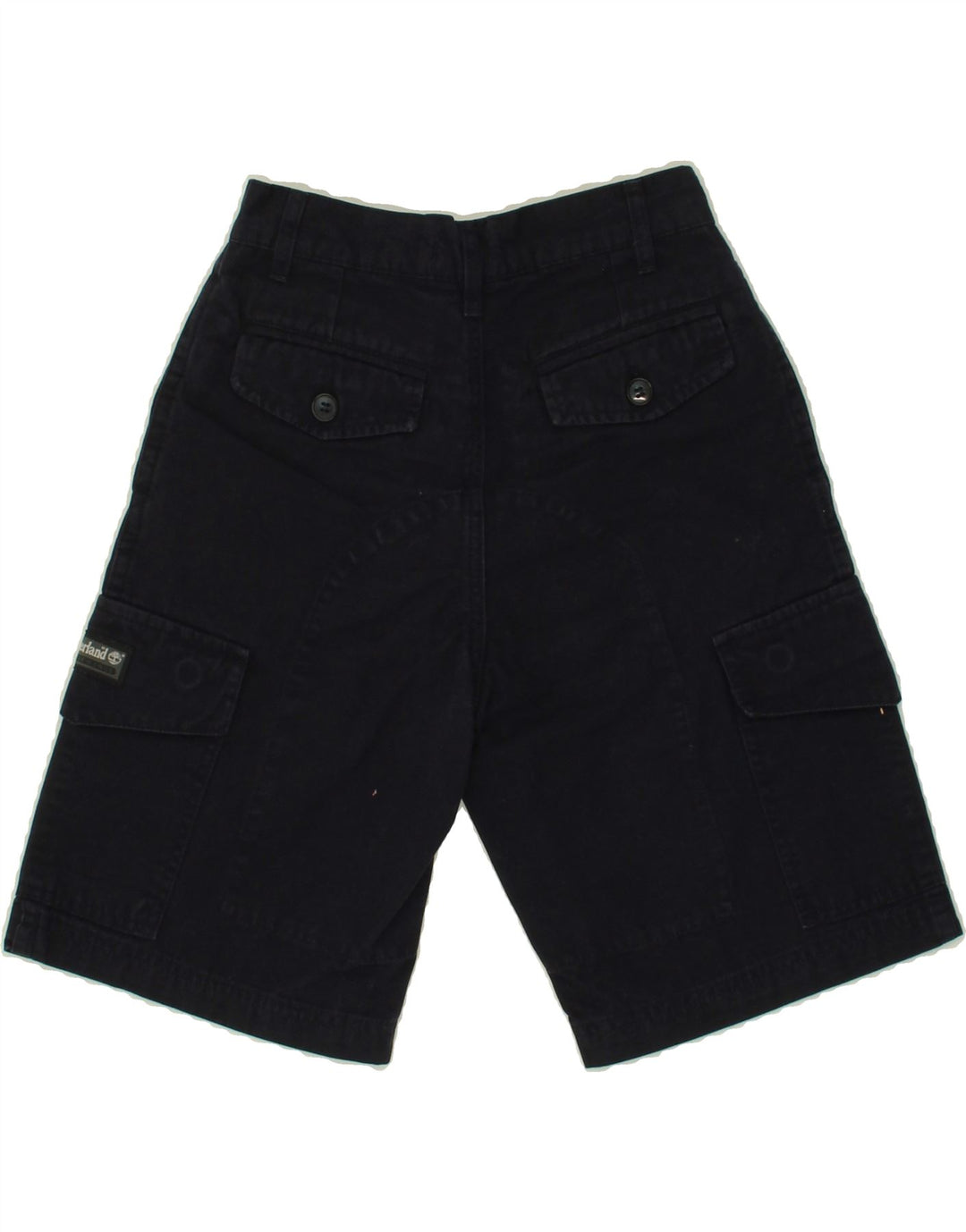 TIMBERLAND Boys Cargo Shorts 9-10 Years W22 Navy Blue Cotton Vintage Timberland and Second-Hand Timberland from Messina Hembry 