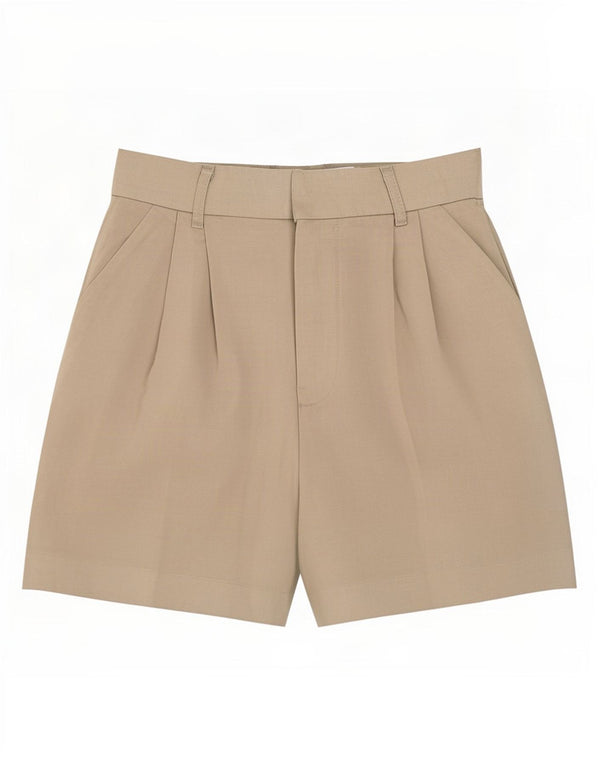 Женские шорты чинос с завышенной талией Zara, средние W28, серые