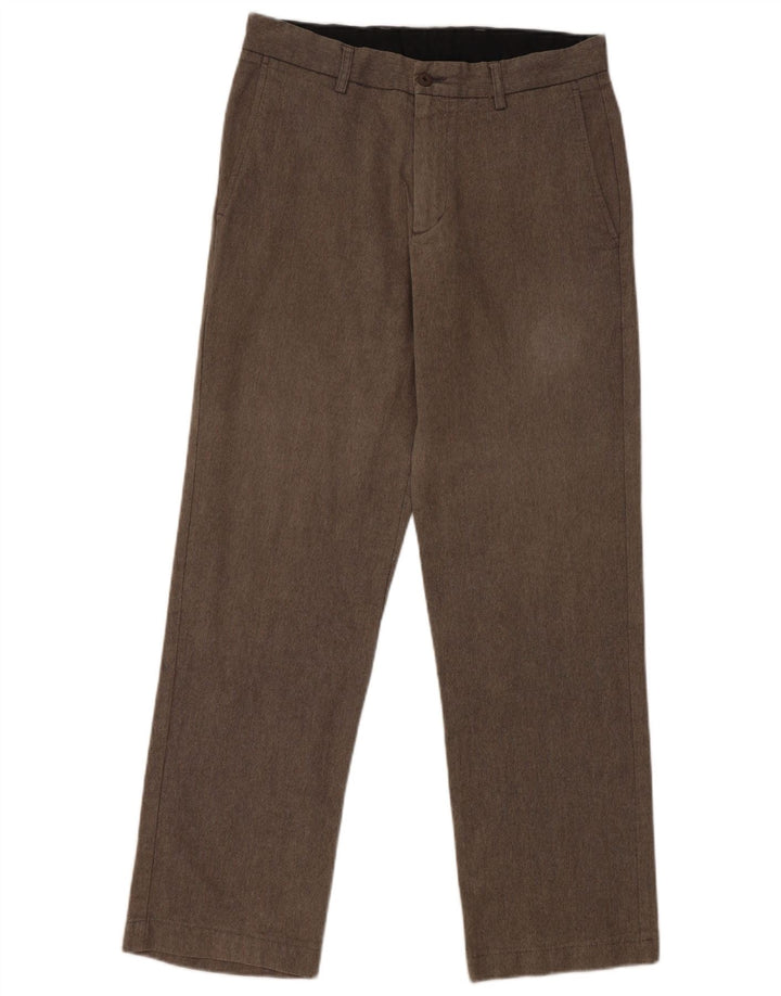 Мужские прямые брюки-чиносы Zara EU 40 Medium W31 L30, серый полиэстер