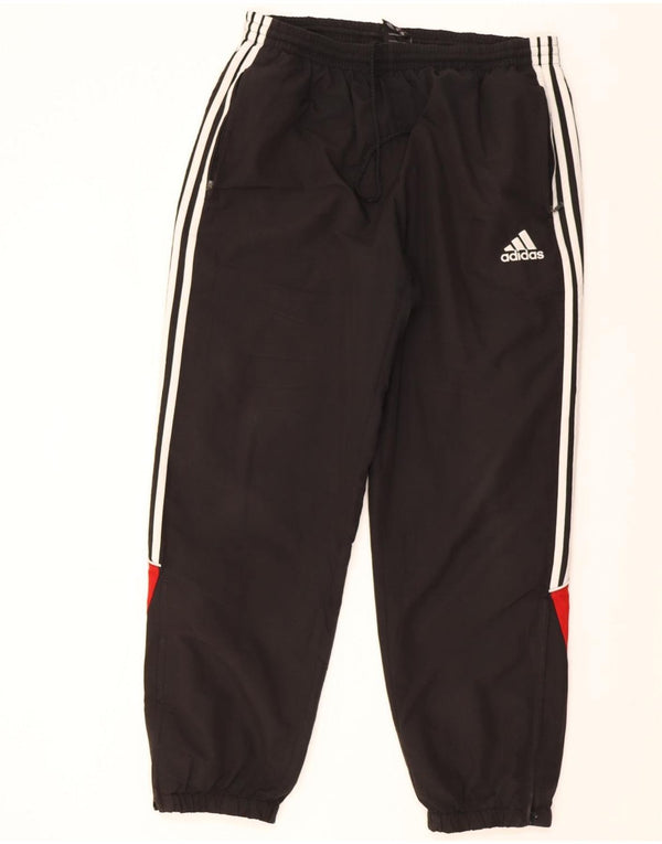 Мужские спортивные брюки Adidas Joggers UK 44/46, большие черные цветные блоки